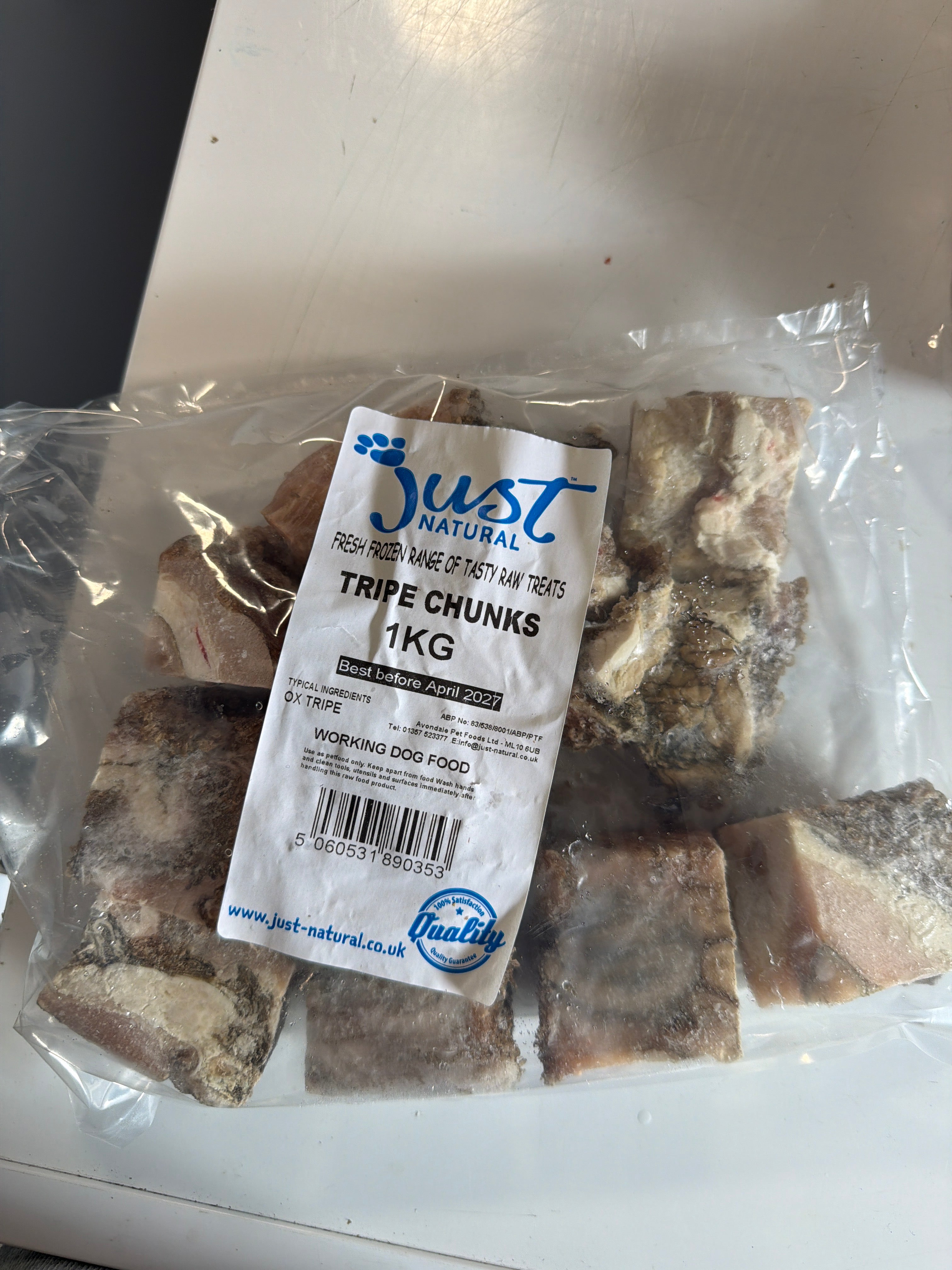 Tripe Chunks 1KG